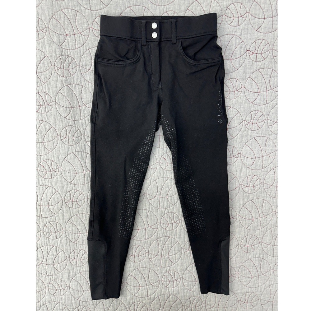 LeMieux Paris Breeches Black Full Seat Silicone Grip / Women's Size 4